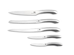 5Pc Sleek Stainless Steel Knife Set