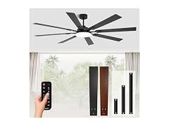 Conciseer 72in Ceiling Fan 5CCT Remote