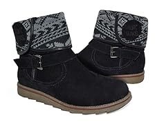 MUK LUKS® Women's Jess Short Boot, Black