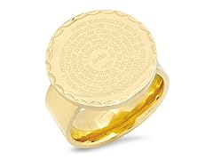 18k Gold Plated Religious Ring- Pick Size