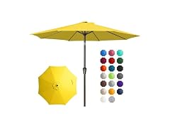 JEAREY 10FT Patio Market Umbrella