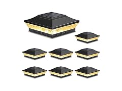 Brightever Solar Post Cap Lights Outdoor 8-Pack
