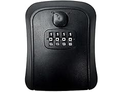 Qziano Key Lock Box with Code, Outdoor Lock Box