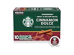 10 CT Starbucks K-Cup Coffee Pods, Cinnamon Dolce