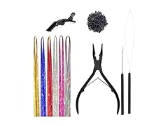 Hair Extension Tinsel Kit with Tools