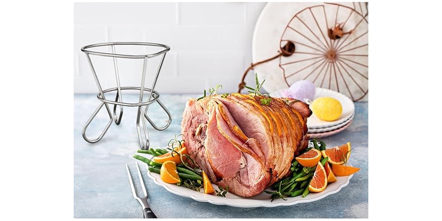HIC Spiral Ham Holder and Roasting Rack