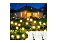 Ulaiyohome Solar Garden Lights, 2 Pack