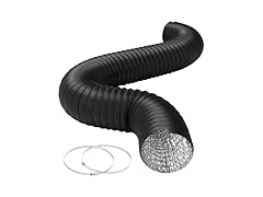 HealSmart 12" 8 Ft Aluminum Ducting Flexible