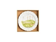Mud Pie Easter Boxed Cross Plate
