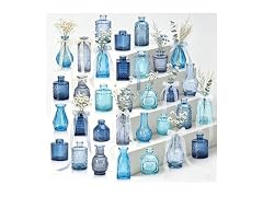 32 PCS Assorted Vintage Bud Vases