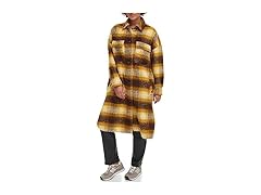 Levis Womens Long Flannel Shirt Jacket