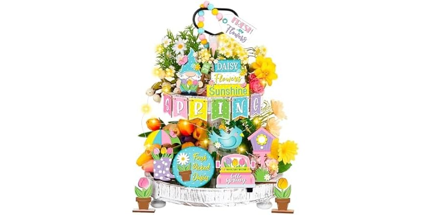 21 PC Spring Themed Table Decor Set
