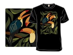 Toucans in the forest