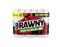 Brawny Tear-A-Square Paper Towels