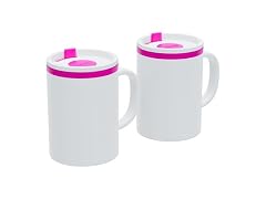 Copco 2PK Iconic Desk Mug with Lid & Handle, 16 Oz