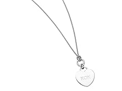 Popcorn Chain With "Mom" Engraved Heart