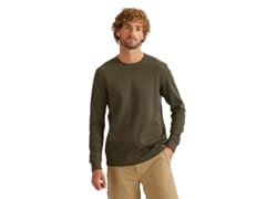 Eddie Bauer Mens (2XLT) Favorite Thermal Crew Dark Fatigue