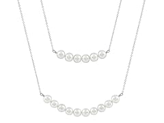 Splendid Pearls Double Row Pearl Necklace