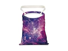  Car Trash Can Seat Back Purple Galaxy