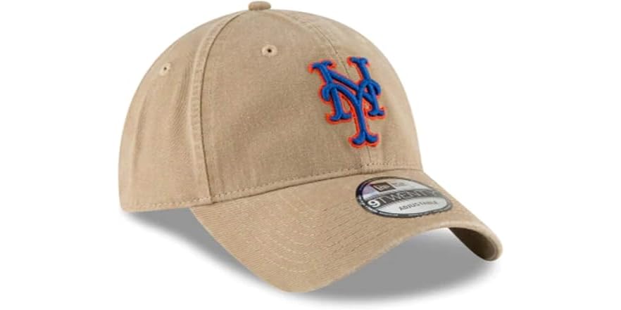 Mets Khaki 9TWENTY Adjustable Hat