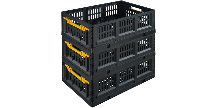Stack-On FCB-2316 Collapsible Stackable Crates