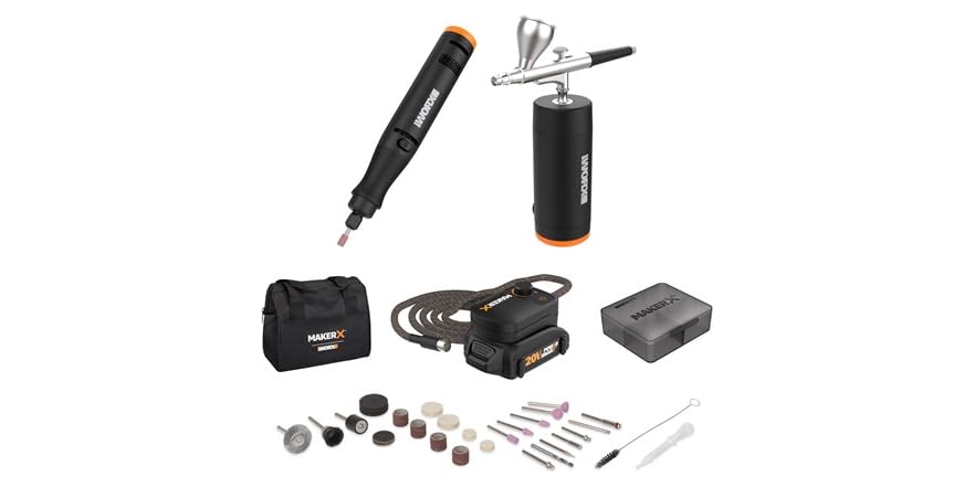 WORX MAKERX Brushless Rotary Tool Kit