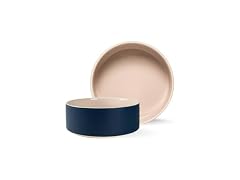 Fringe Studio Minimal Midnight Medium Stoneware Pet Bowl