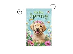 Hello Spring Garden Flag 12x18
