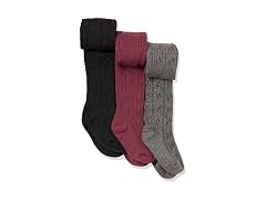 Amazon Essentials Girls (L) Cable Knit Tights