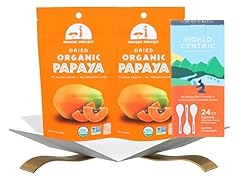 3 Item Set- Dried Papaya & Starch Spoons