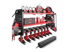 Power Tool Organizer with Charging Station 