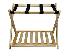 Casual Home Luggage Rack w/ Shelf
