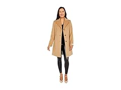 Calvin Klein Single Breasted Wool Coat