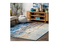 nuLOOM Katharina Area Rug, 4x6, Blue