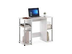 Furinno Jaya Computer Study Desk, White