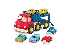 B. toys – Car Carrier Truck – 6 Mini Cars