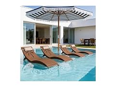 zzwhom Folding in Pool Lounge Chair Set of 4