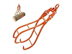 Timber Claw Hook, 28 inch 4 Claw Log Grapple for