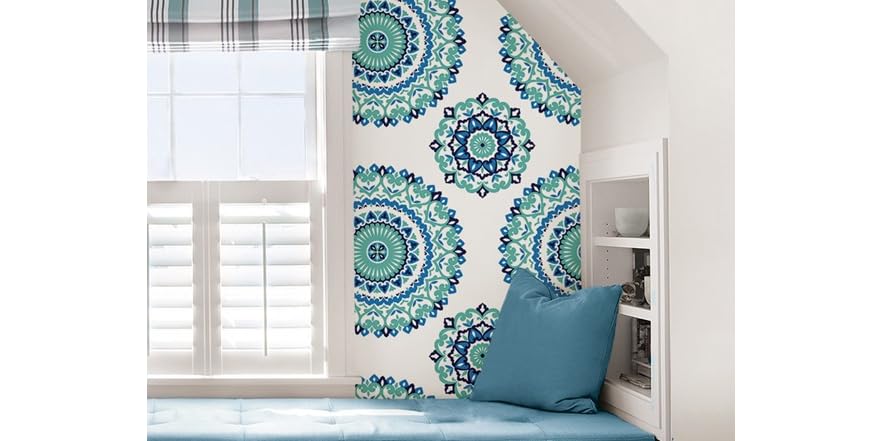 Jasmine Medallion Peel and Stick Wallpaper