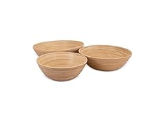 LEXA Bamboo 3-Piece Bowl Set