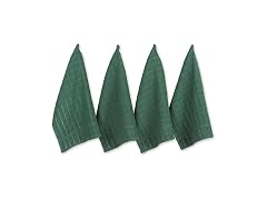 DII Basic Terry Collection Windowpane Dishtowel Set