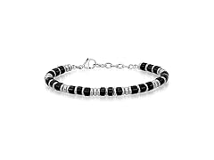 Men's Boho Beaded Stainless Bracelet