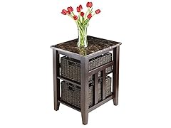 Zoey Side Table Faux Marble Top
