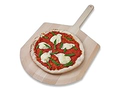 Basswood Pizza Peel with Curved End - 14"