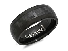 Men's Black Titanium Ring