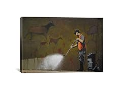 Cave Painting by Banksy Canvas Print