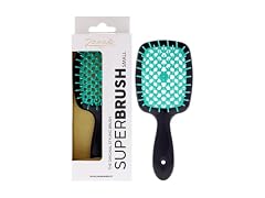 Janeke Small Superbrush Black with Turquoise