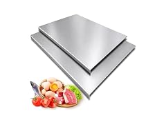 UFJEG 2pc Stainless Steel Cutting Boards