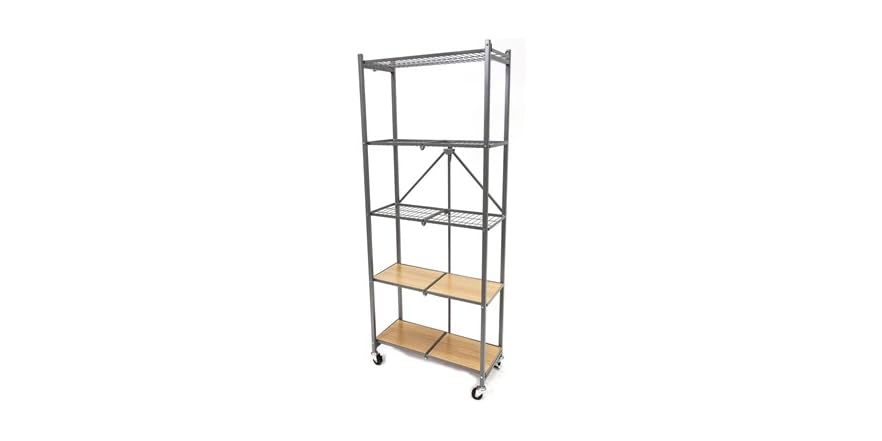 Origami 5-Tier Collapsible Storage Rack