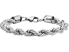 Polished 7MM Rope Bracelet